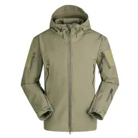 

Men's Warm Military Tactical Sport Fleece Hoodie Jacket TAD shark skin soft shell men's jacket in winter for outdoor sport