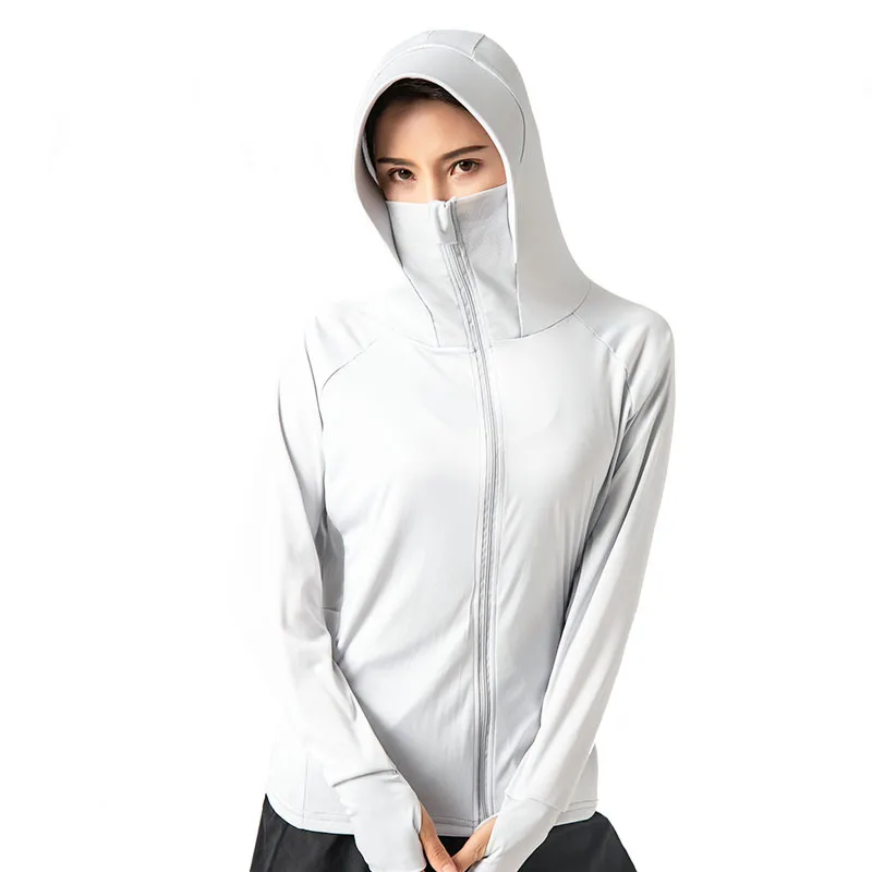 

Quick Dry Exercise Yoga Shirt Solid Color Hoodie Sports T-Shirt Gym Running Jacket