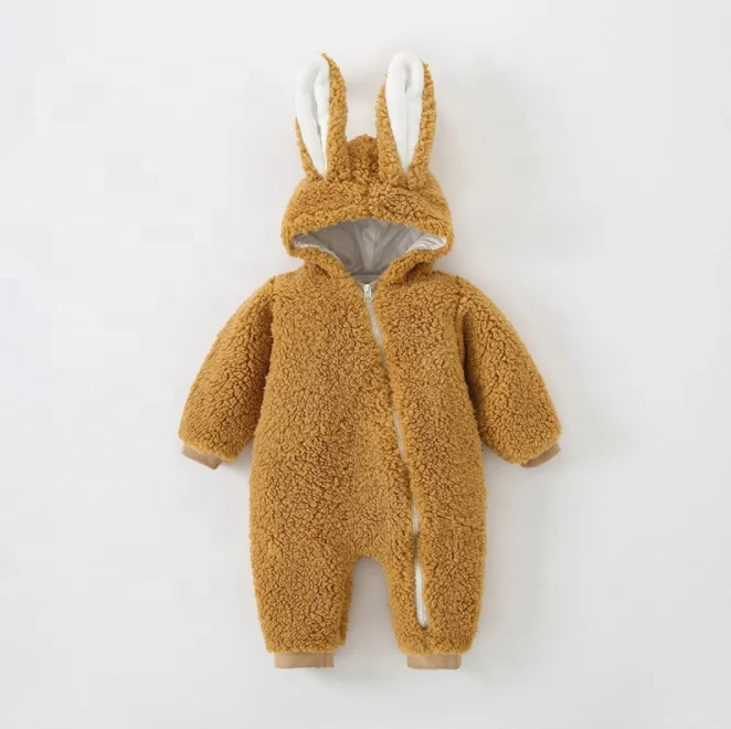 

wholesale baby romper winter baby girl clothes brown grey cute baby dresses boys' clothing sets
