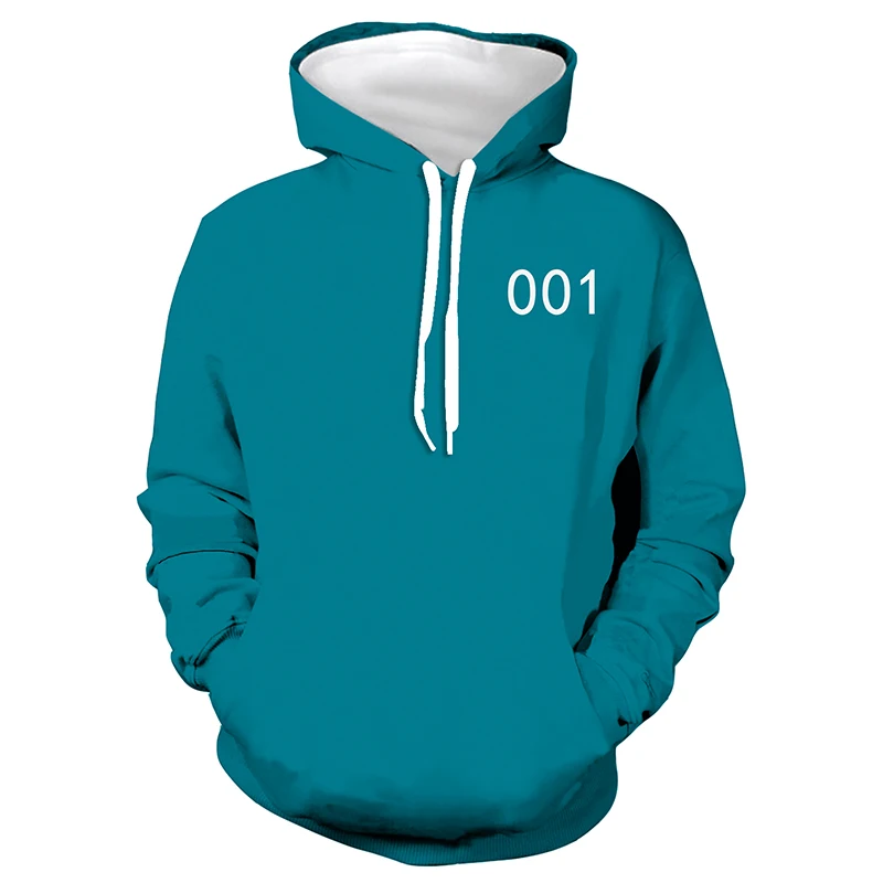 

Squid game jacket same sportswear plus size autumn sweater Hoodie Round Six