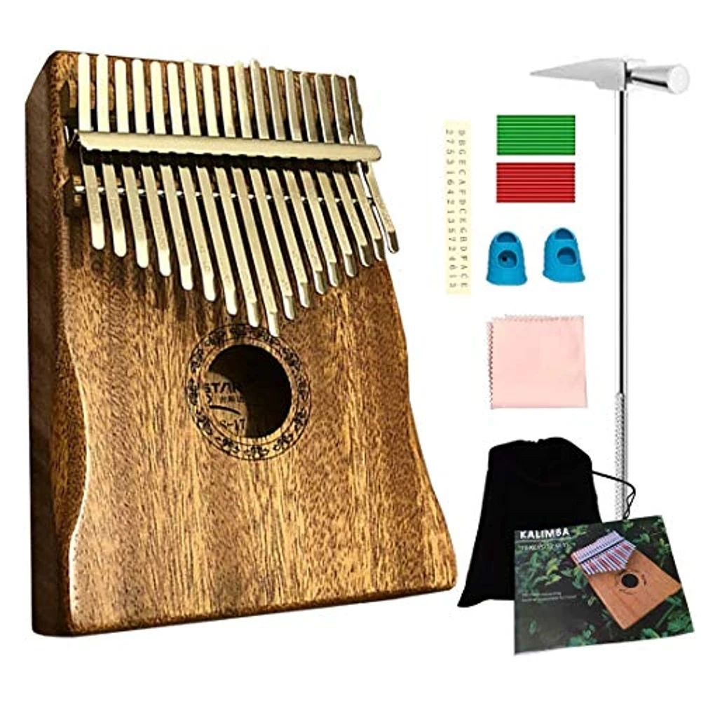 

MAGOO The factory wholesale cocunnuts triangle kalimba crystal clear, Multi