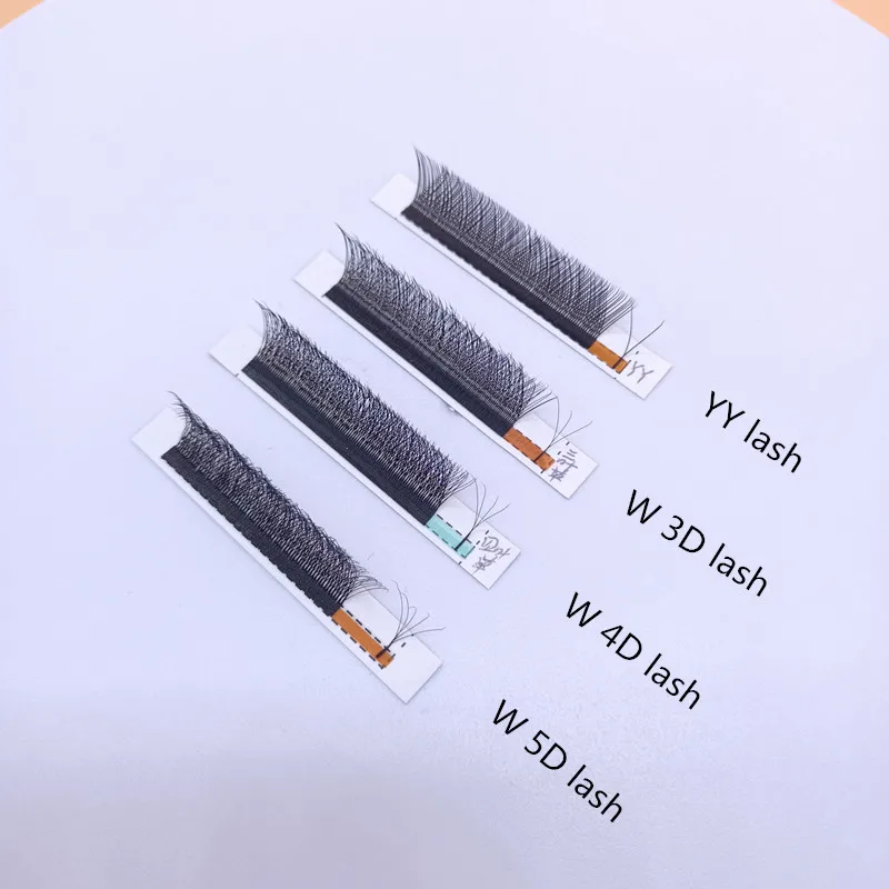 Custom Crisscross WW Shape 3D Effect Clover Lashes Fluffy Eyelash Extensions W 3D 4D 5D Lashes