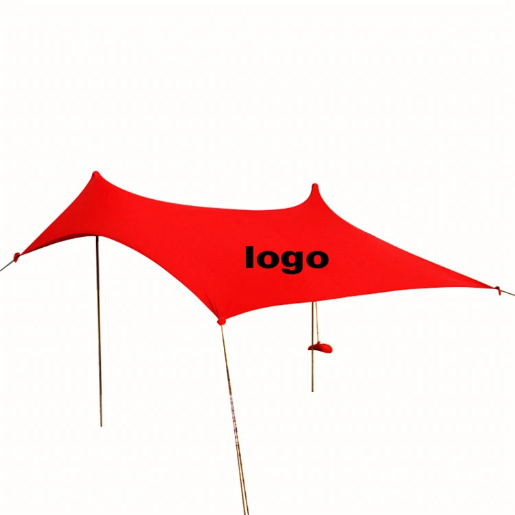 

New design UPF 50 Anti-UV beach tent sun shelter easy sandbag anchors beach sunshade tent