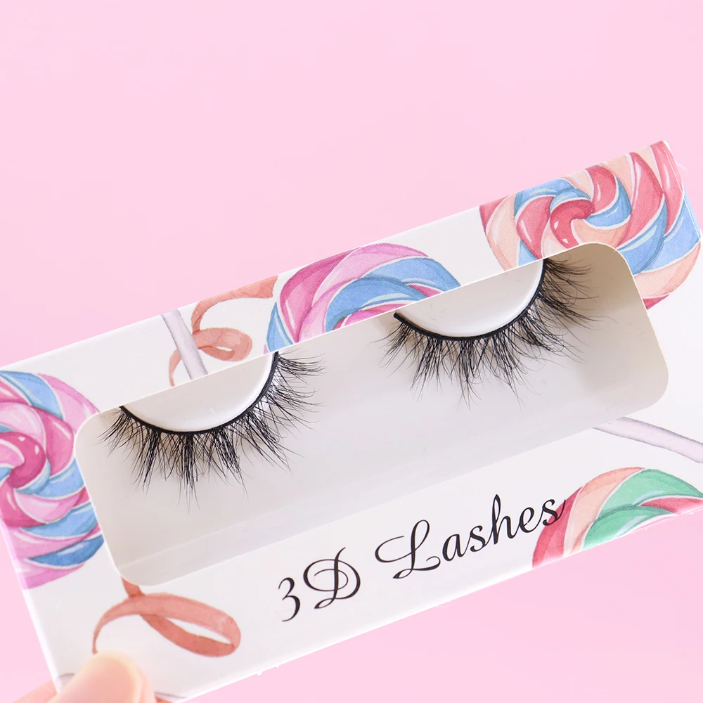 

Hot Selling Stable Curl 3D Mink Eyelashes Full Strip Lashes Natural Style Luxury Mink Lashes