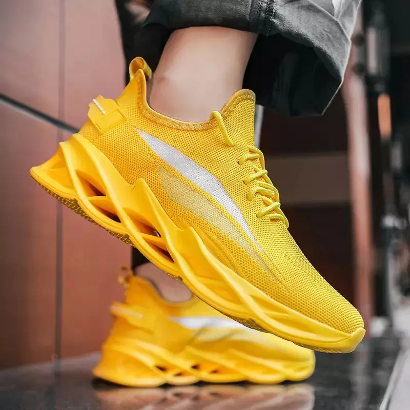 

Jogging Shoes Man Anti-slip Comfortable Sport Shoes Net Red Fashion Popular Men Sneakers