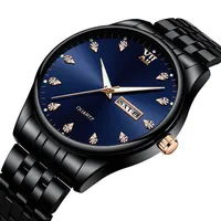 

Build Your Own Brand Watches Custom Logo Luxury men Quartz Stainless Steel Wrist watch