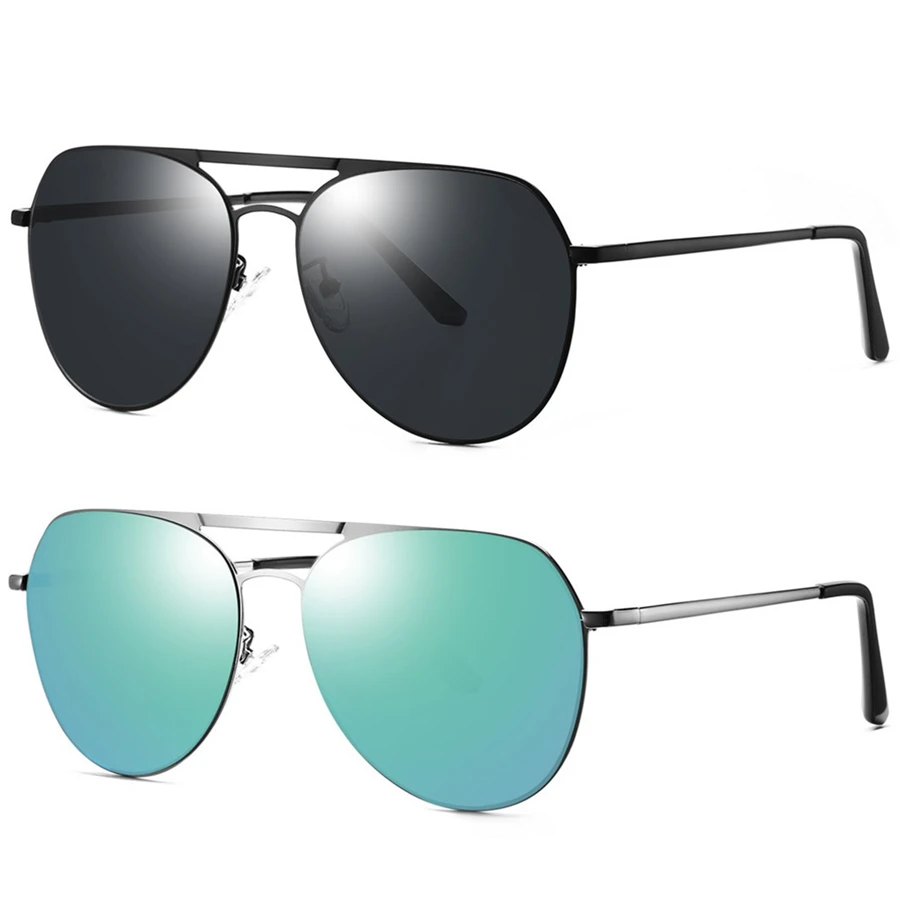

TR90 metal square mens women polarized unique sunglasses special package wholesale