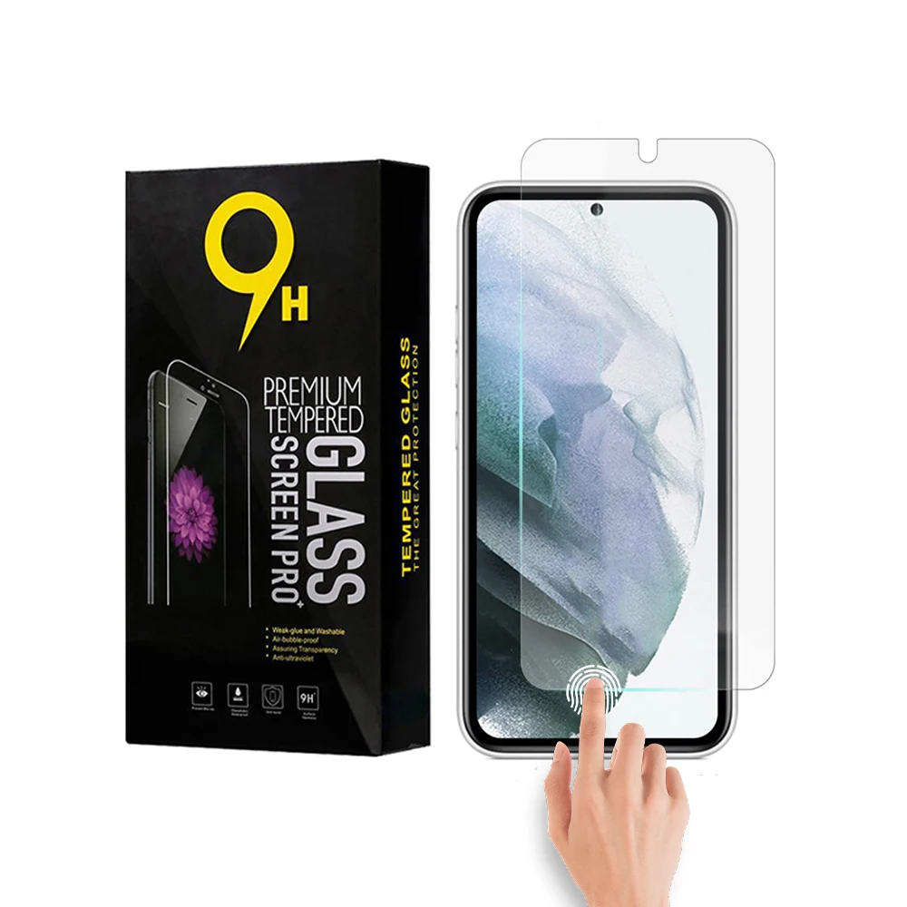 

Amazon High Quality Fingerprint Unlocking Tempered Glass Screen Protector Film For Samsung Galaxy S22 Plus Bildschirmschutz