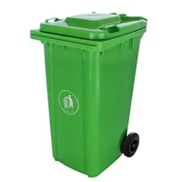 

Outdoor 240 liters mobile plastic wheelie waste rubbish garbage bin