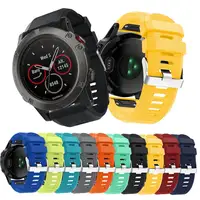 

Oulucci For Fenix 5X Band 26mm Width Soft Silicone Watch Strap for Garmin Fenix 5X/ 5X Plus/ 3/3 HR Smartwatch