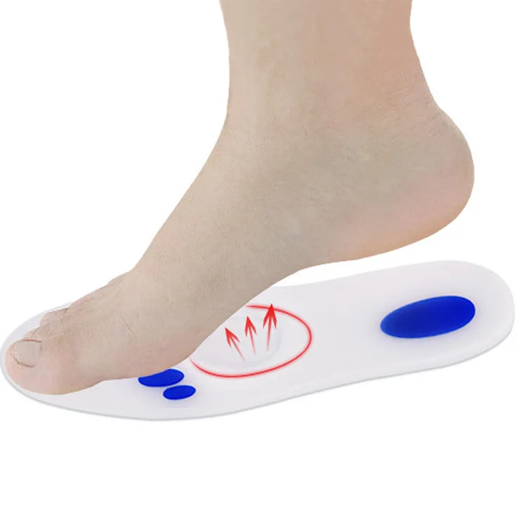 silicone arch support shoe inserts