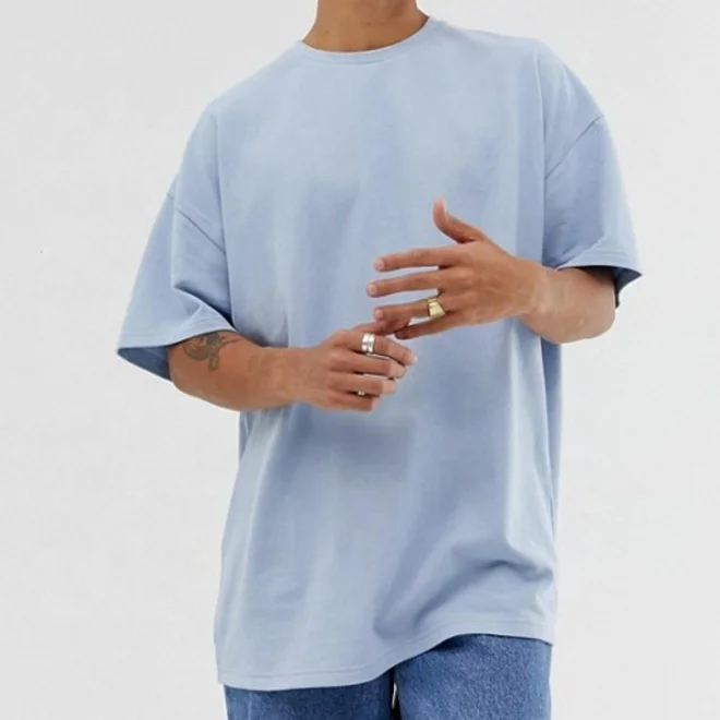 

Hot Selling Cheap High Quality oversized short sleeve Blank T shirt