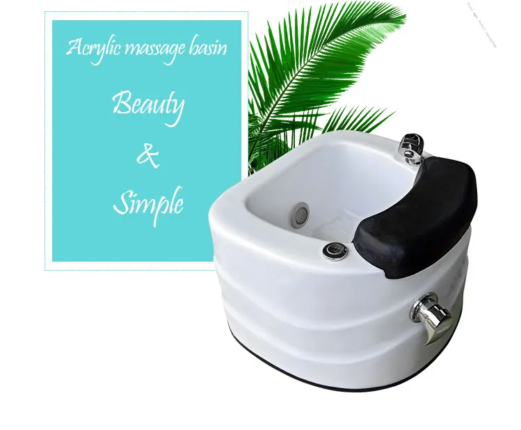 Factory Portable Nail Salon Foot Bath Spa Tub Massage Pedicure Bowl