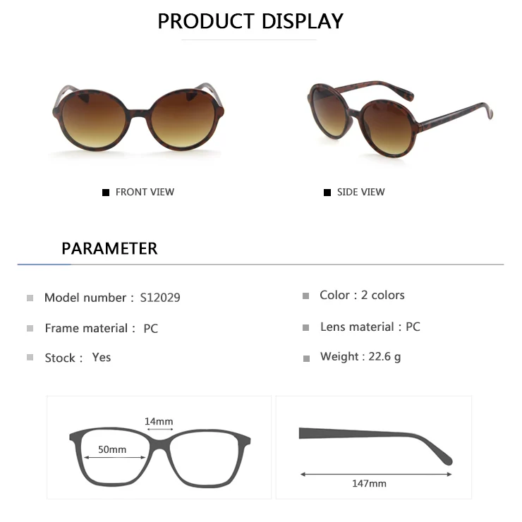 EUGENIA Promotional China Manufacture various frames Colorful Sunglasses fashion Retro eyeglasses