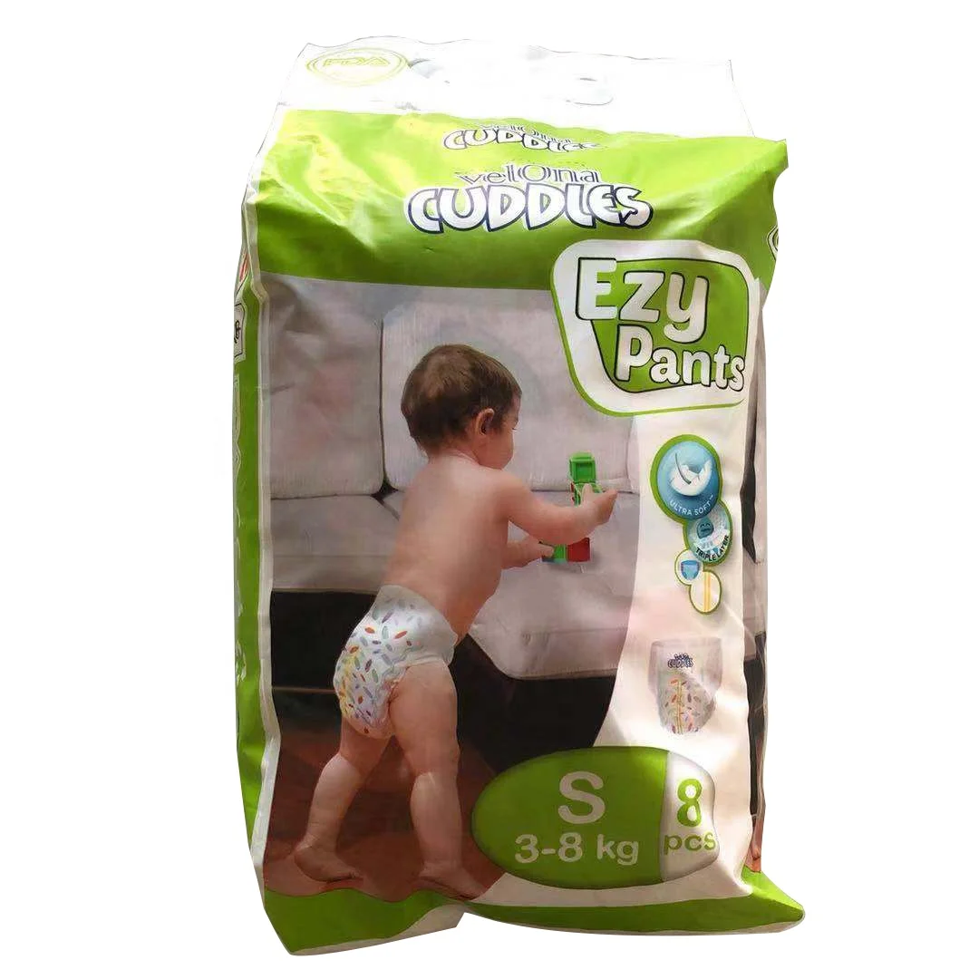 

Velona Cuddles Super Soft Breathable Layer Top Back Sheet Baby Pants, Colorful