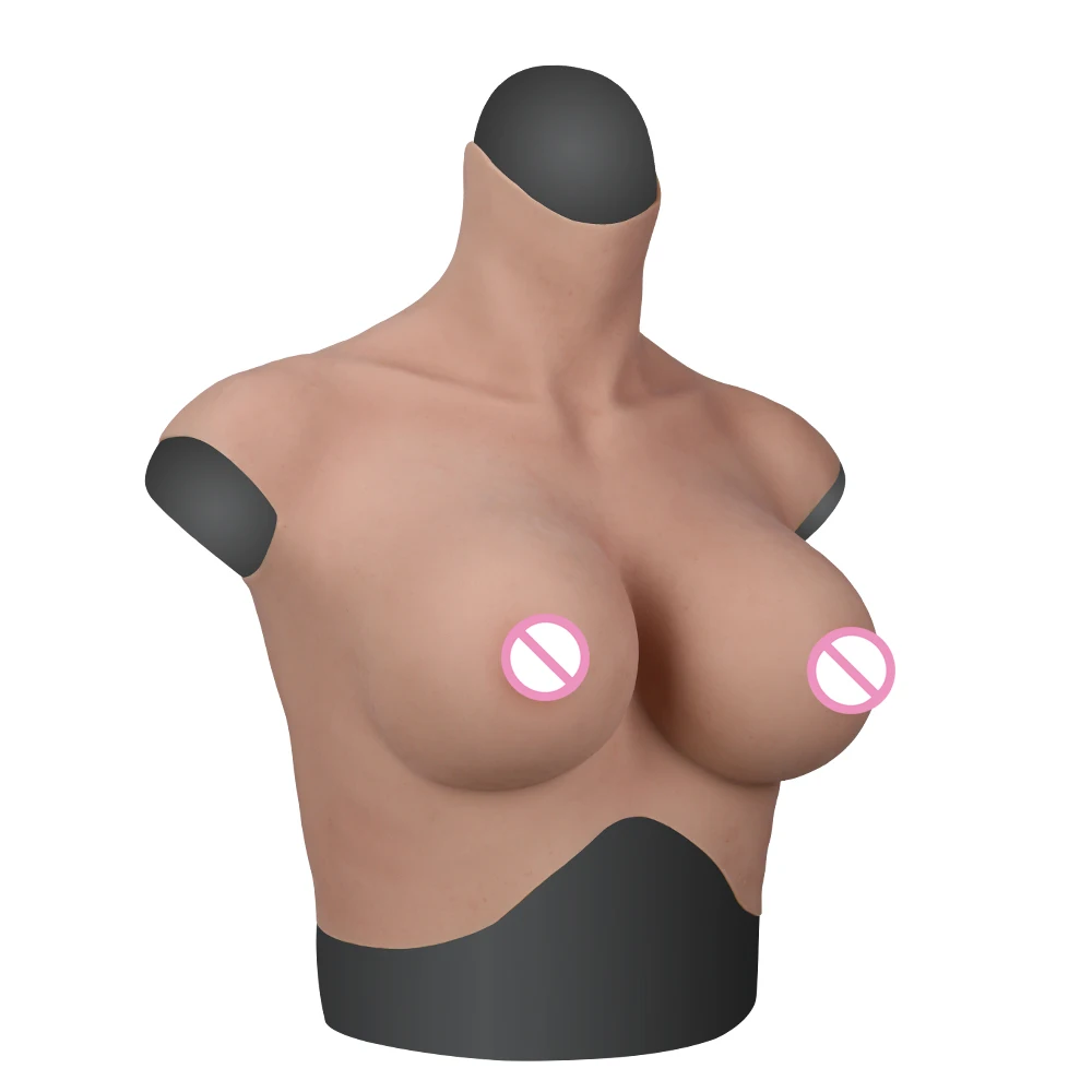 

URCHOICE high quality crossdresser drag queen transgender realistic artificial fake silicone boob breastplate breast