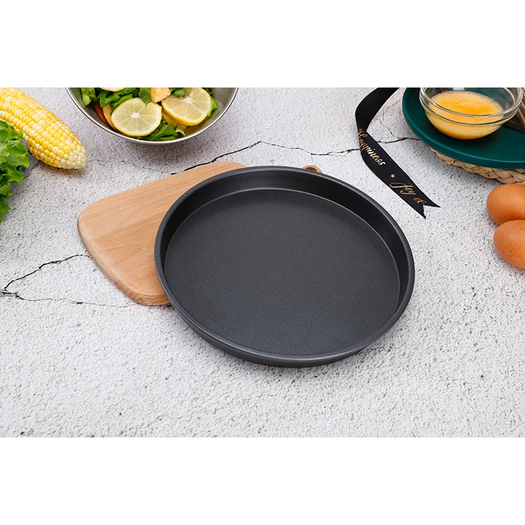 

Wholesale pizza pan bottom coating 8 inch pizza pan cake baking mold