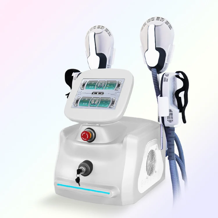

Hot Sale Newest EMS Sculpting Machine 4 Handle Muscle Stimulator Body Sculpting Device for Slimming Body Contouring