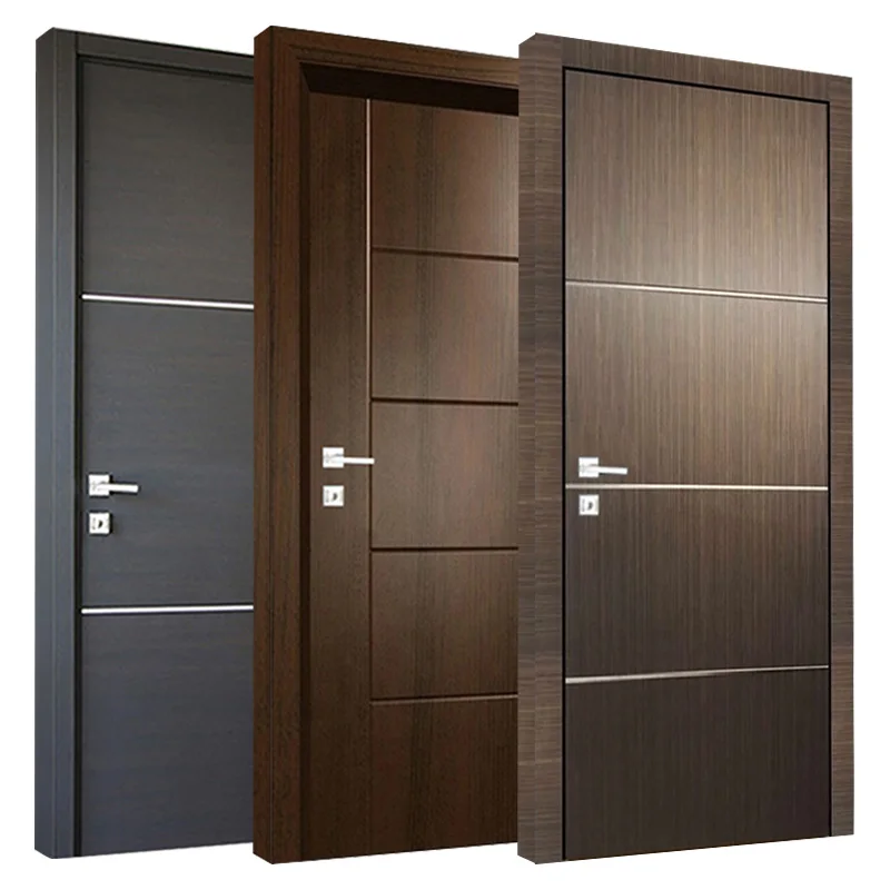 

Thailand bedroom solid wood modern doors 24 inch wooden door interior room