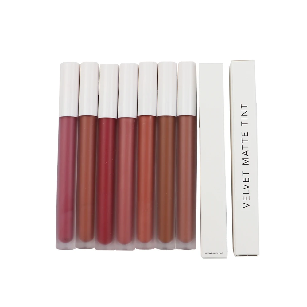 

Make your Own Logo Brand Waterproof Vegan Matte Liquid Lipstick Private Label Custom Velvet Liquid Lipstick