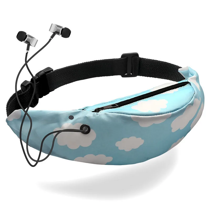 

High quality fashion Waterproof Waist Bag lady outdoor waterproof waist bag running fanny pack chest bag, Transparent