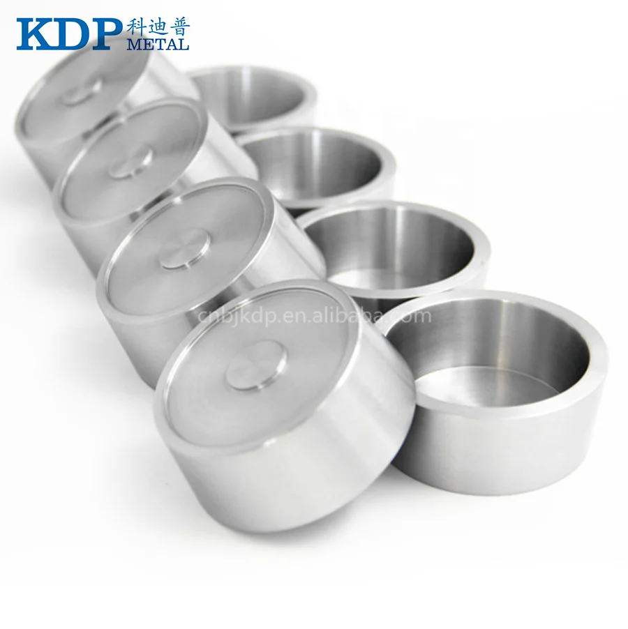 
High Density 19.3g/cm3 Forging Tungsten Carbide Crucibles Melting Rare Earth 