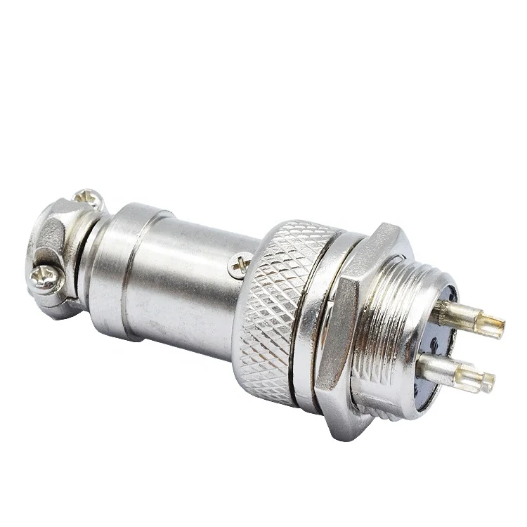 

1set GX16 2pin/3pin/4pin/5pin/6pin/7pin Male Female 16mm Circular Aviation plug wire panel metal connector