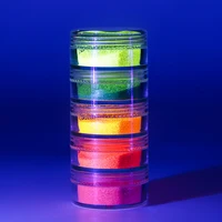 

Hot selling glow in the dark UV Reactive Glow in the dark glitter Loose Powdor