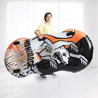 

3 person snow tube heavy duty inflatable snow sled/tube