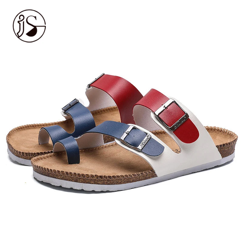 

2021 New Slippers men's Summer Trend Flip-flops men's cork beach sandals