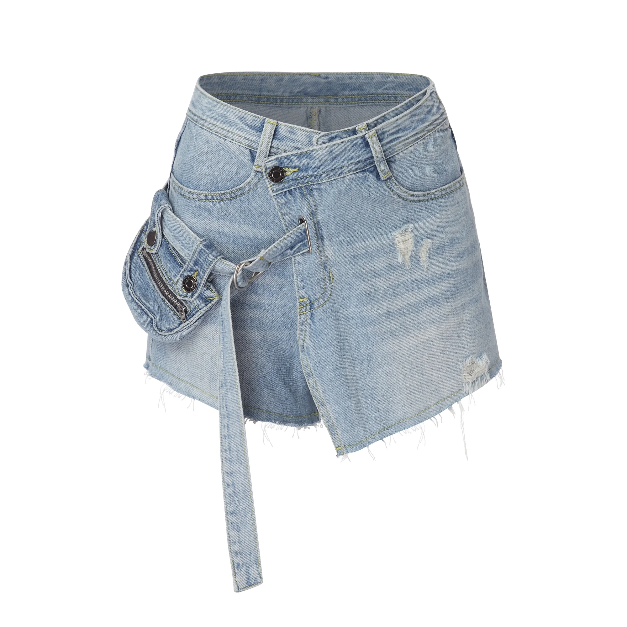 

Distressed High Waist Summer Ripped Highwaist 2020 Denim Shorts Women, Blue