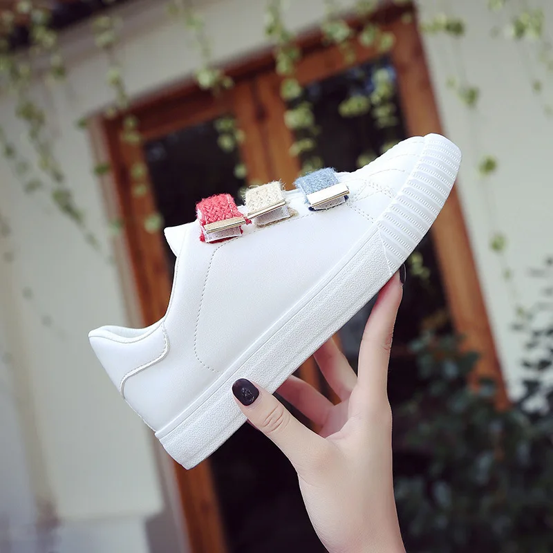 

New Fashion White Shoes Female Student Sports Shoes Casual Women Shoes
