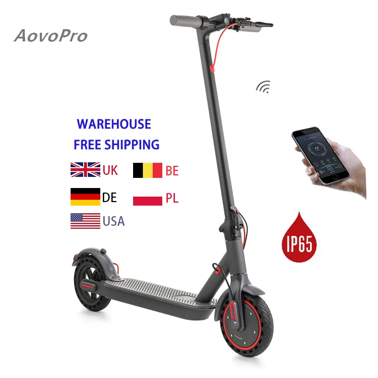 AOVOPRO 365GO UK DE Warehouse Factory Direct Free Shipping Top Sales 350w 8.5inch M365 Electric Scooter
