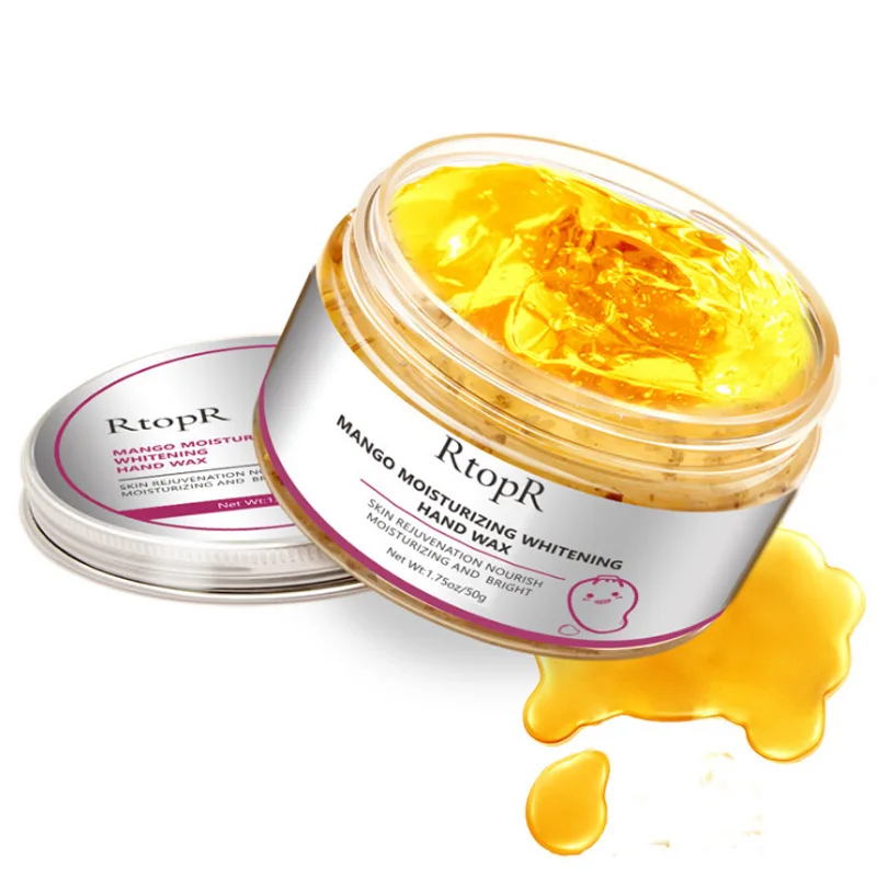 

RtopR Mango Moisturizing Whitening Hand Wax Skin Rejuvenation Nourish Moisturizing And Bright Lighten Fine Lines Exfoliation