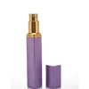 12ml metal perfume spray empty bottle glass liner dispensing square tube perfume bottle