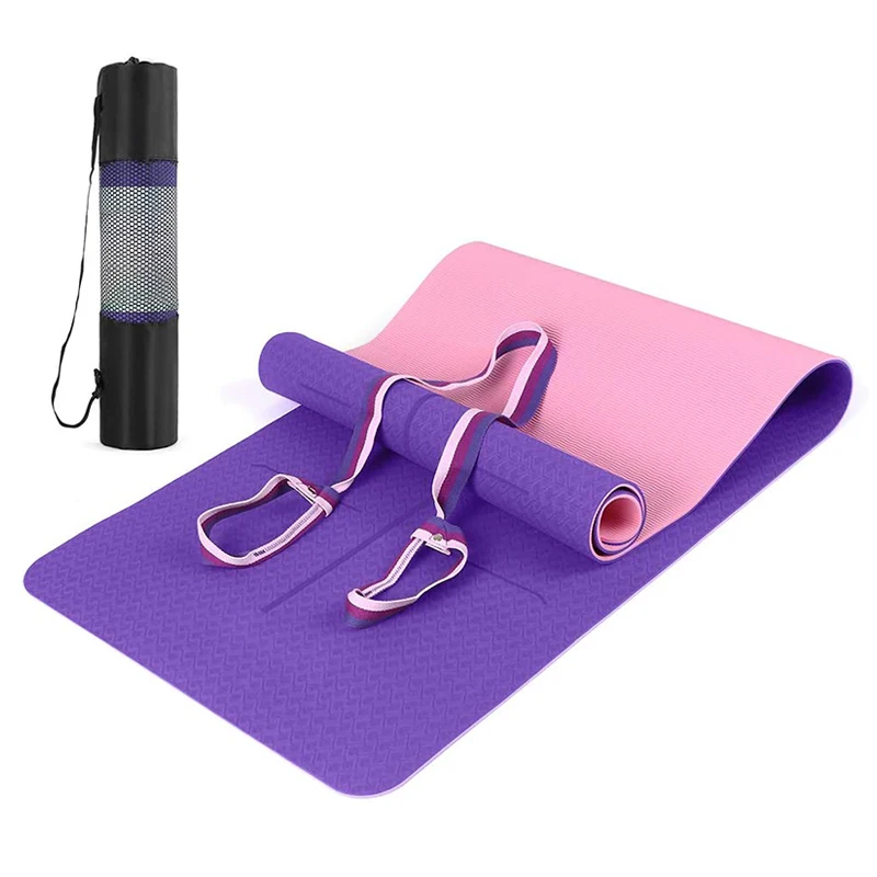 

Pilates mat Gymnastik Yoga mat Sports mat Yoga with different customized thickness, Red/blue/green/yellow/purple/pink or customized color