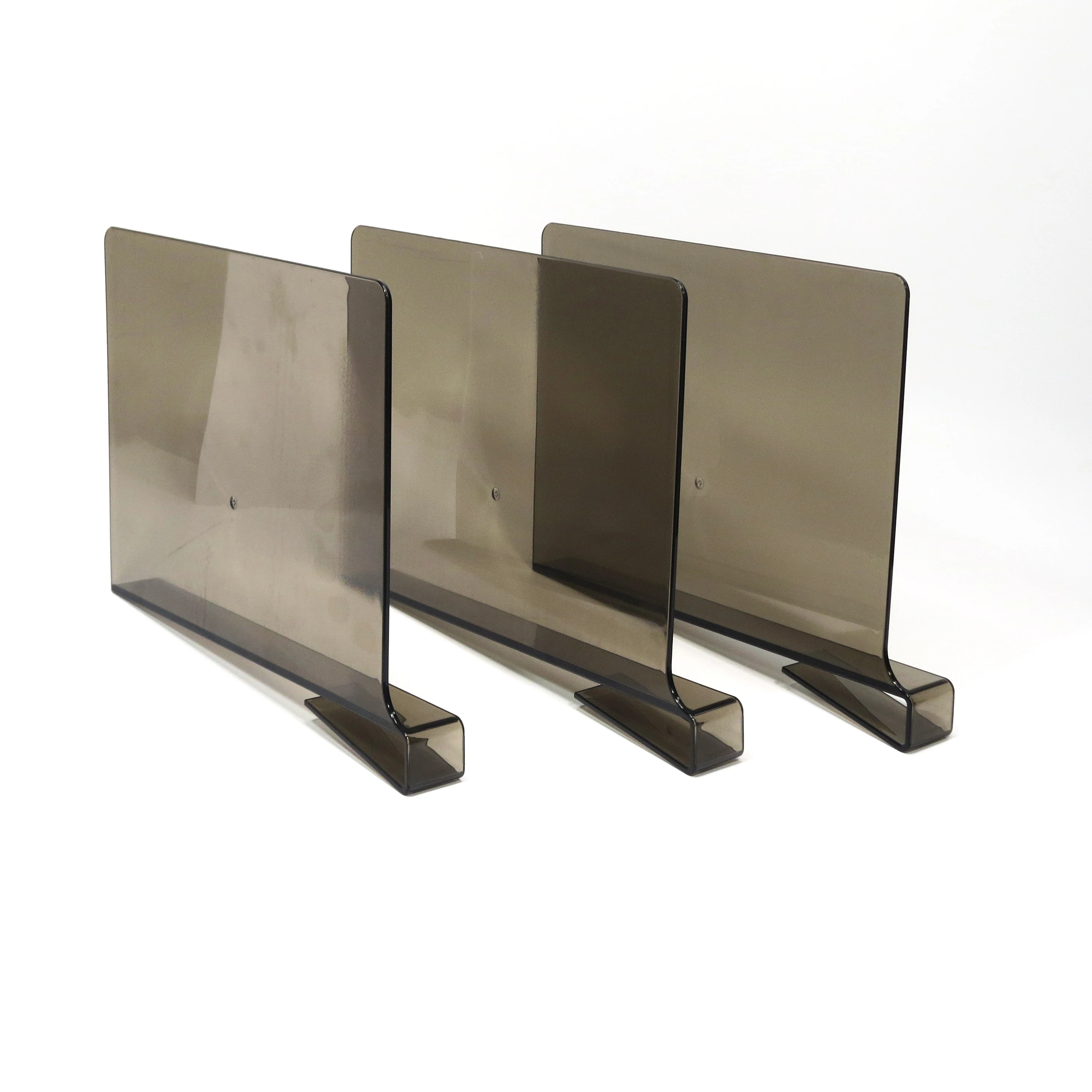 

Acrylic Pvc Plastic Clear Pharmacy Store Supermarket Shelf Dividers with Magnetic