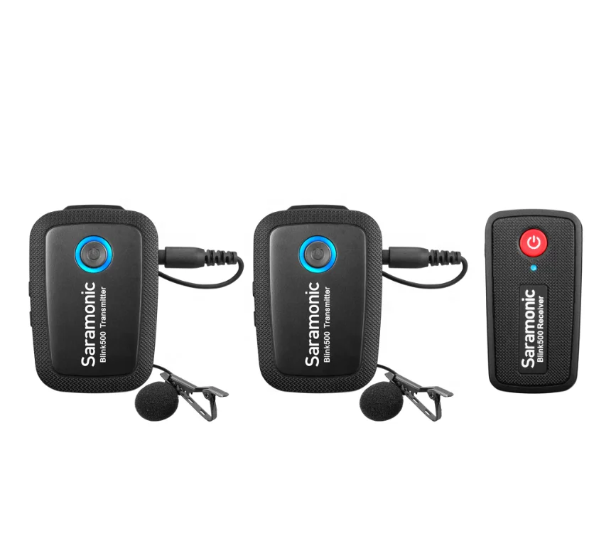 

Saramonic Blink 500 B2 Ultracompact 2.4GHz Dual-Channel Wireless Microphone System with Lavalier