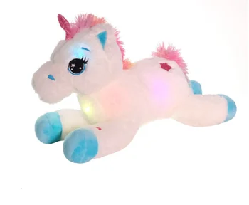 unicorn light up stuffed animal