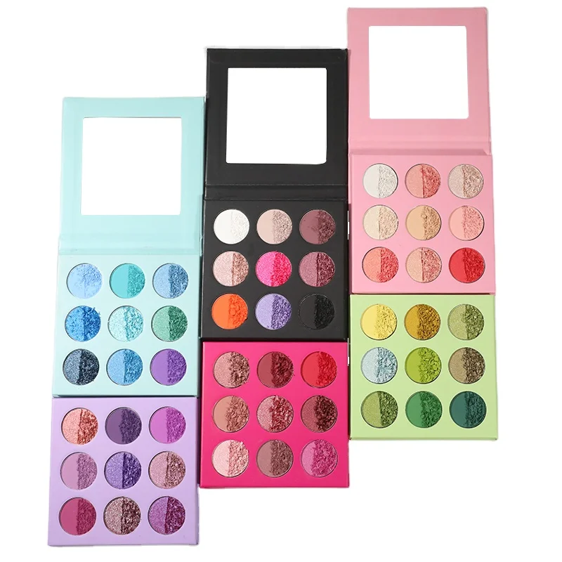 

OCHAIN Best Selling Eyeshadow Palette Vegan Private Label Paper Eyeshadow Palette Pigmented