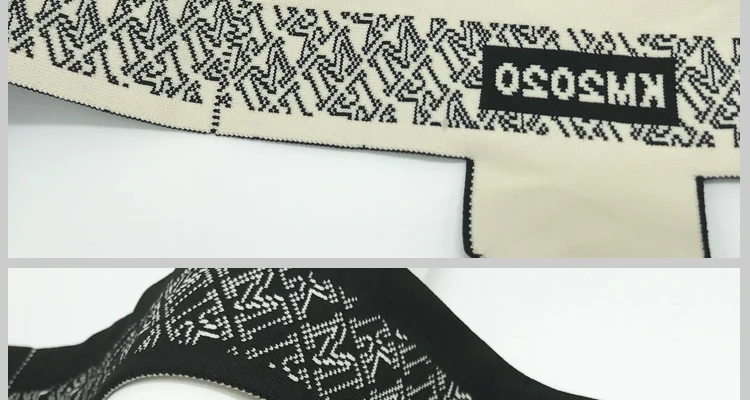 High Quality Jacquard Double Letter Waistband Rib supplier