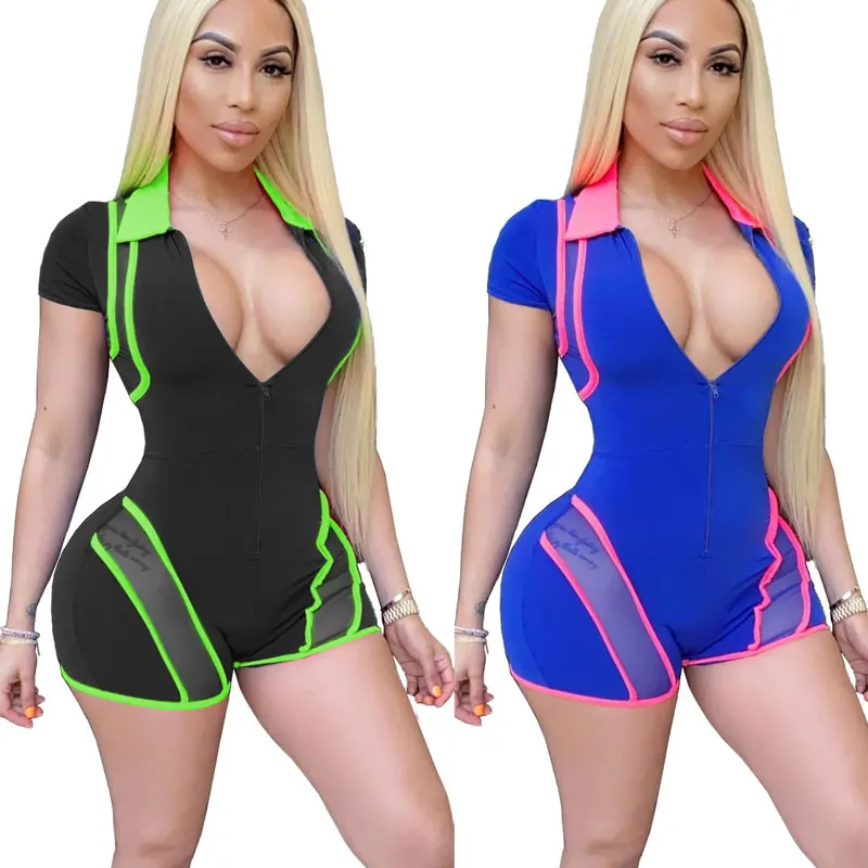 

FS2694A New style sexy women summer short romper