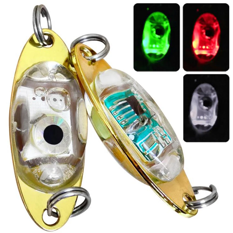 

WEIHE 5cm 10g fishing lamp LED bait lure deep-sea reading lamp multi-color fishing lamp light