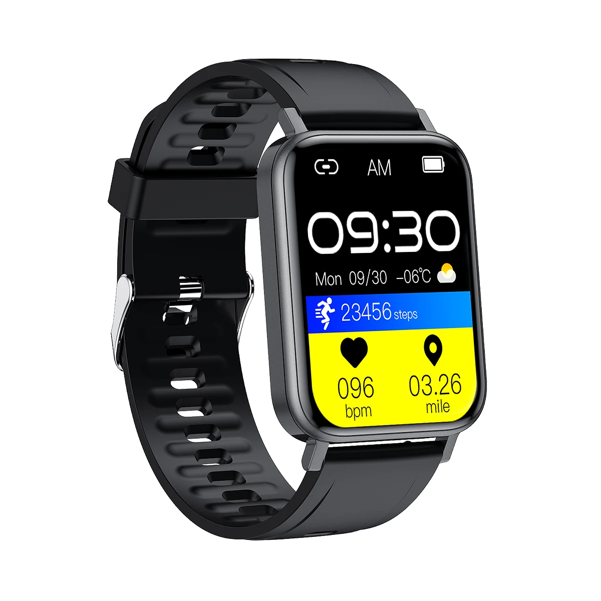 

2021 new blood oxygen sleep heart rate blood pressure body temperature monitoring sports smart watch, 3 colors