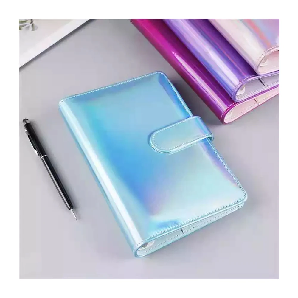 

Free Sample A5 A6 Folder Notebook PU Leather Pocket Holder 6 Ring Planner Binders