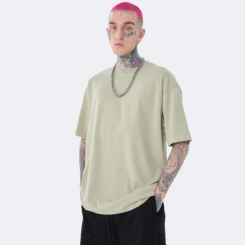Heavyweight Cotton Drop Shoulder Oversized T Shirt