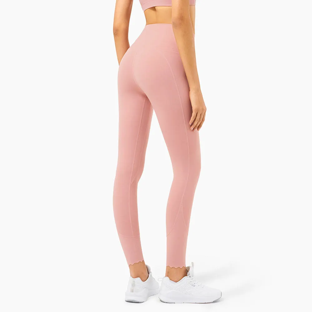 

2021 New NULS-Air Supporting Nude Feeling Any Cut Yoga Pants Women's High Waist Peach Hip Sports Fitness Pants, Picture shows/custom