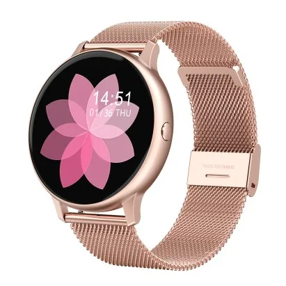 

New Design Fashion Beautiful Dress Women Lady Smart Watch Hear Rate ECG Waterproof Ladies Watch