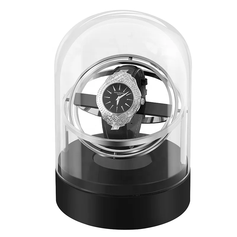 

Metal mechanical watch winder for single watch