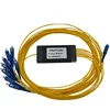 Low MOQ fiber optic equipment ABS box PLC splitter 2.0mm,1x8 optical fiber splitter 1.5meter with SC UPC connectors